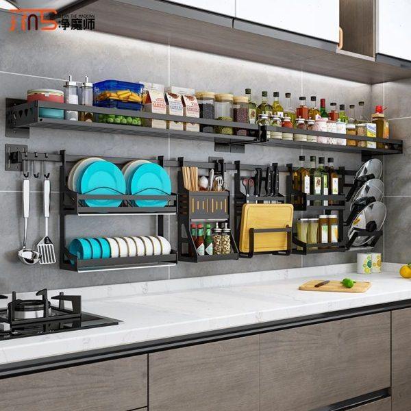【1.2万人收藏】家用不锈钢厨房置物架壁挂免打孔挂架挂件套餐挂,收纳整理,暖气片置物架,淘宝优惠券,粉丝福利购,淘宝优惠卷