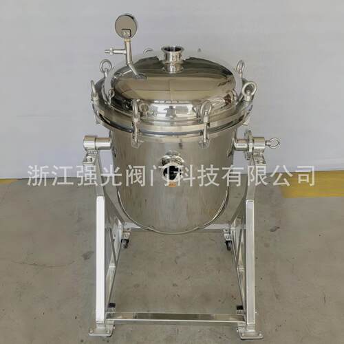 滴眼液眼药水口服液脱碳固液分离卫生级不锈钢翻转式钛棒过滤器