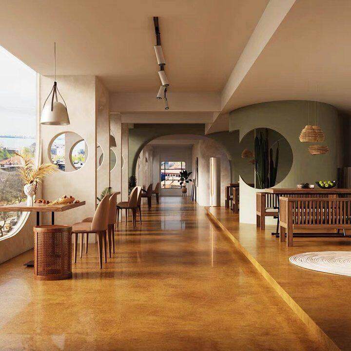 室内家用覆古艺术漆环保耐磨防水水性环氧彷古地坪水泥地板地面漆