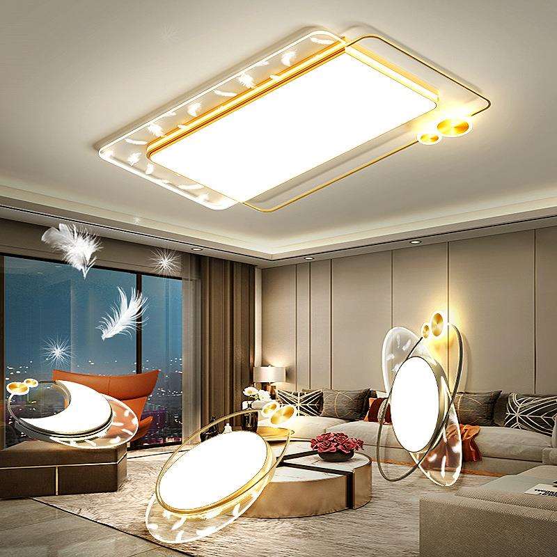 客厅灯简约现代大气2021年新款led轻奢家用吸顶灯卧室灯房间灯具