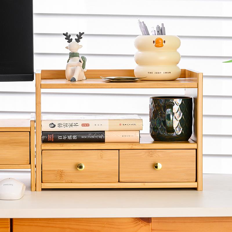 桌面置物架书架多层小型北欧桌上摆件学生书柜网红梳妆台收纳架子