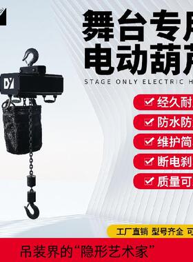 DY+220-480V电动链式吊机舞台桁架便携式遥控电葫芦