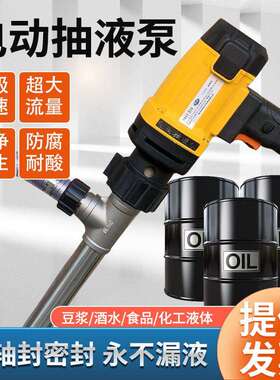 XD手提式电动抽液泵220V不锈钢抽油泵豆浆酒水抽泵耐腐蚀高温化工