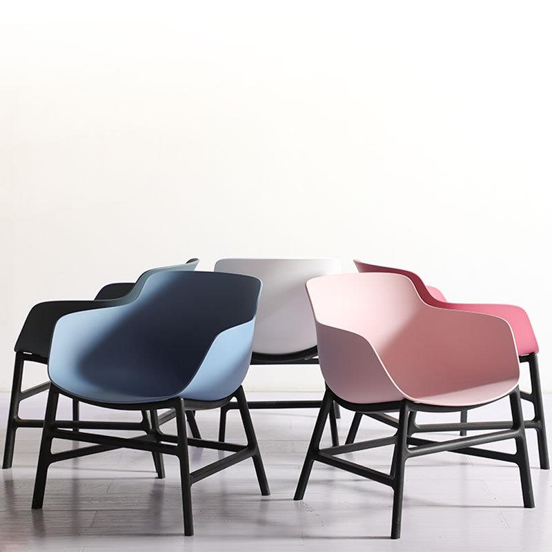 椅子现代简约懒人家用休闲靠背椅北欧单人沙发椅小户型卧室洽谈椅