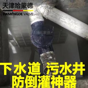 哈蒙德防反水止逆阀止回阀110管污水井下水道化粪池排污防臭返流