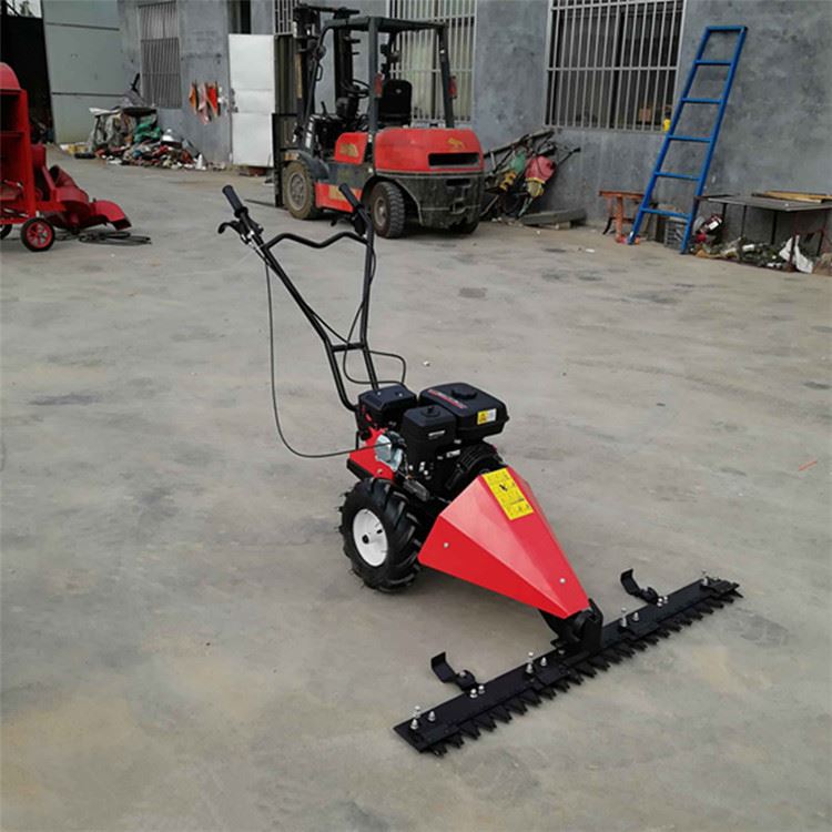 新款汽油动力果园割草机 农用草坪修剪机 手推V式牧草割草机款