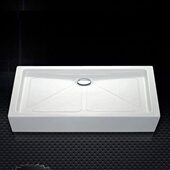 莱博顿长方形亚克力淋浴房底盆底座底盘浴室卫生间浴帘防隔挡水条