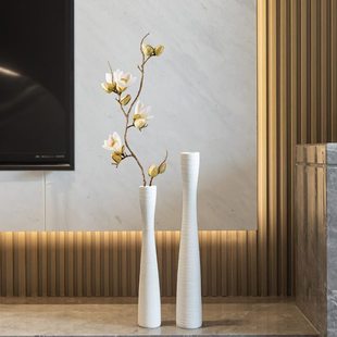 花瓶摆件客厅玄关装饰插花干花落地电视柜高长枝细长瘦高细高艺术