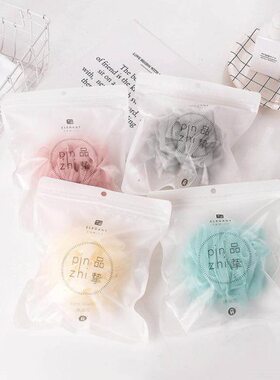 搓澡巾洗浴用用 品浴球37g纯色浴花 沐沐浴品ULI起泡网洗澡球