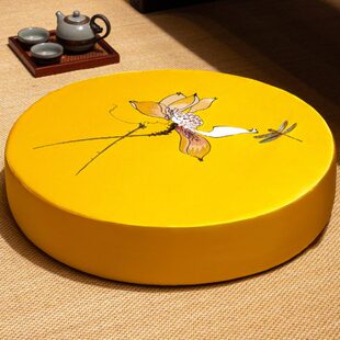 蒲团坐垫地上打坐垫禅修垫佛家跪拜垫家用可拆洗跪垫拜垫圆形地垫