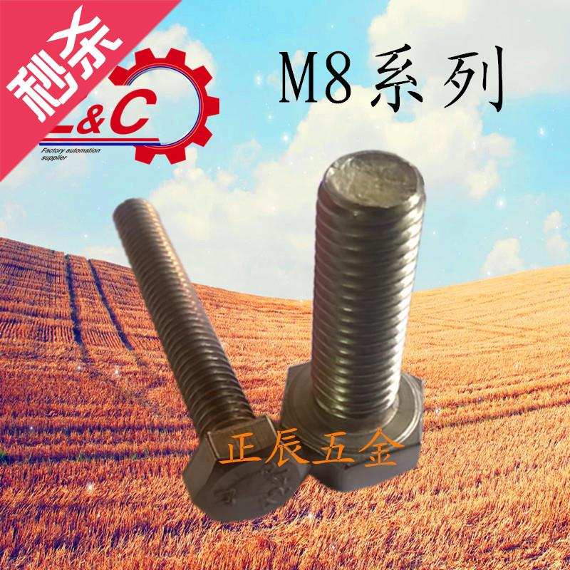 304不锈钢外六角螺栓/螺丝m8*16/20/25/e30/35/40/45/Z50-100