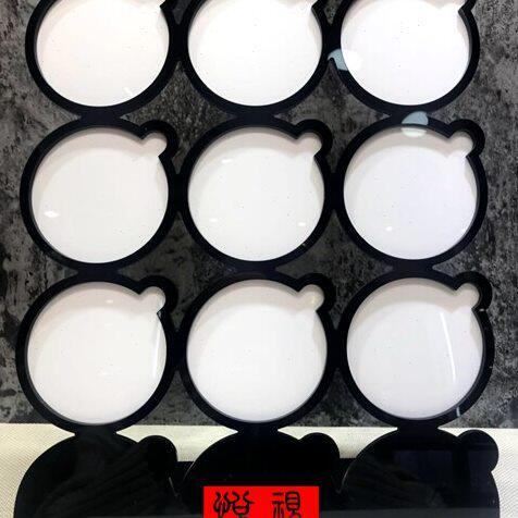 悦视潮品道具 眼镜镜片道具 镜片展示陈列高档道具  炫彩镜片陈列