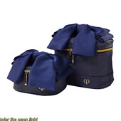 手提立体便携化妆包隔层简约收纳包 包邮