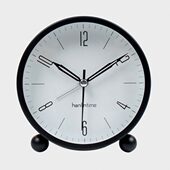 速发夜光小闹钟学生用静音钟表台式 时钟一体桌面摆件夜灯老人