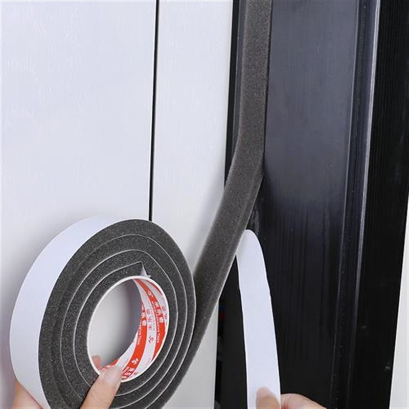 门窗密封条柔软海绵单面胶u玻璃门底窗户缝隙填堵挡风防撞隔音胶