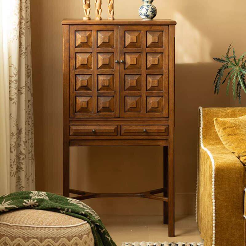 潘多柜餐柜/中古实木展示柜客厅家用储物斗柜边柜覆古收纳高柜