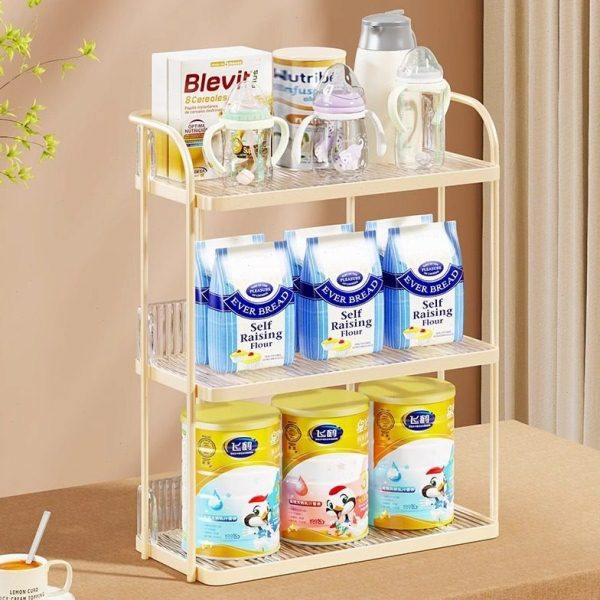 奶置物架婴儿奶粉分层多层整理架家用餐具台面上辅食收纳盒,收纳整理,首饰盒,淘宝优惠券,粉丝福利购,淘宝优惠卷