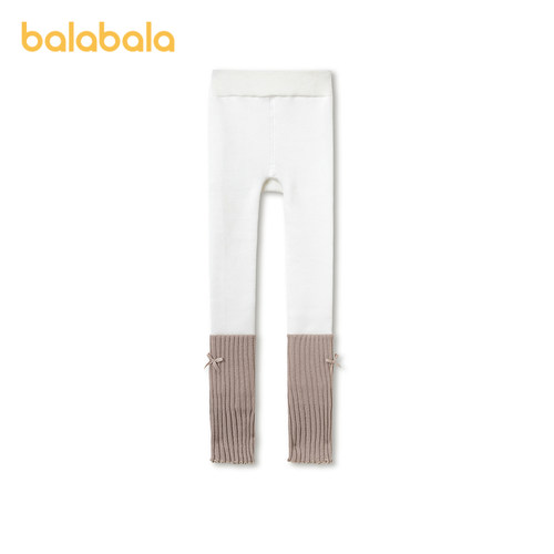 巴拉巴拉balaOne女童加绒打底裤