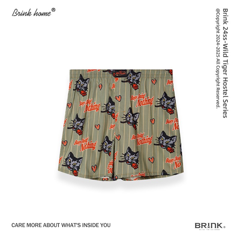 阿罗裤内裤男生款纯棉宽松平四角短睡裤衩头大码居家夏季男士内裤