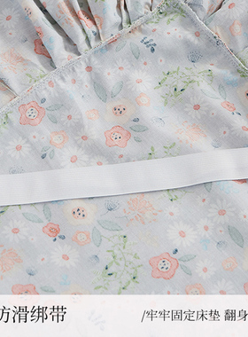 全棉韩版床裙式床罩单件蕾丝公主风荷叶花边1.8x2.0m双人床套