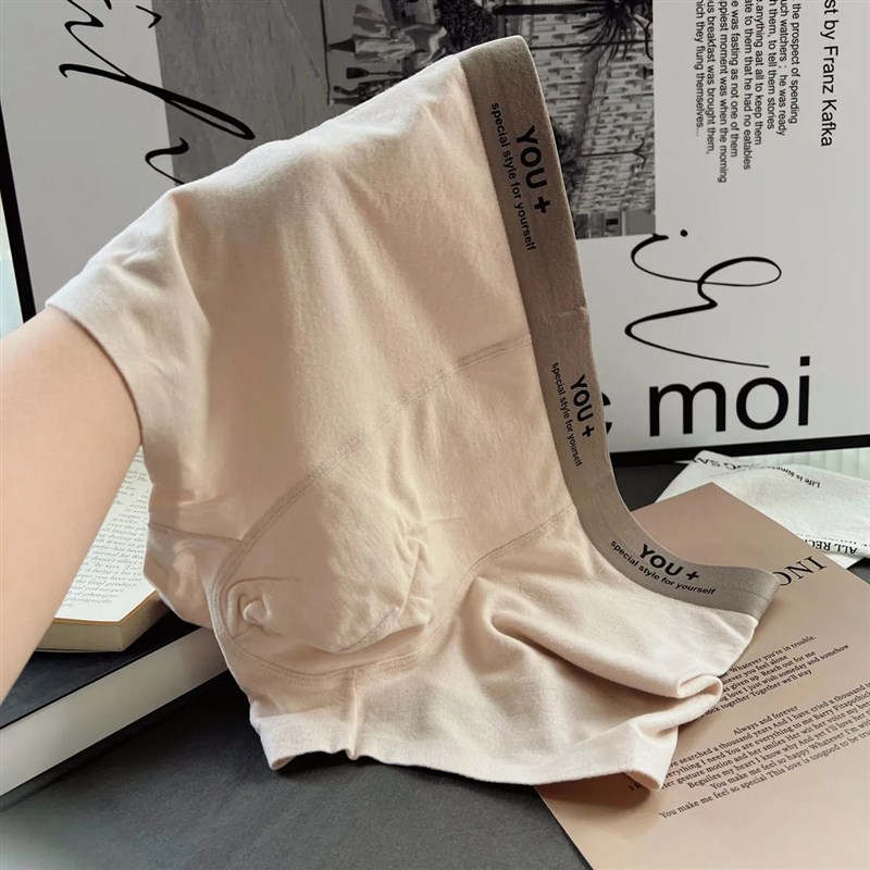 秋冬磨毛男士内裤男款7A抗菌纯棉裆保暖平角裤软糯无痕男生四角裤