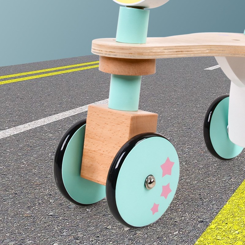 儿童小孩滑行车平衡车1一3岁幼儿滑步车无脚踏木制木质四轮平行车