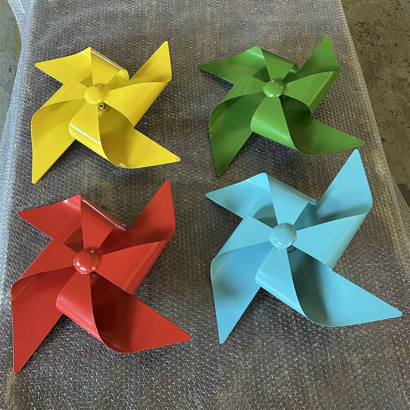 定制铁艺风车户外装饰品摆件公园园林庭院广场美陈造景商业街布置