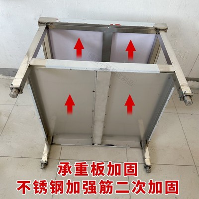 不锈钢整体焊接工作台厨房工厂成品焊接酒店打包台承重台