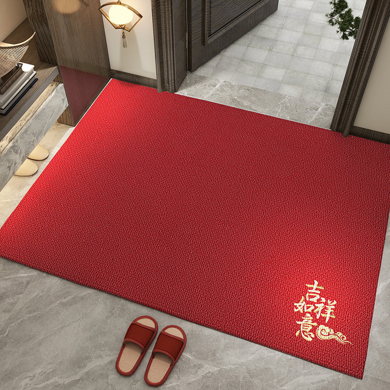 入户门地垫喜庆进门地毯乔迁新居门垫红色门口脚垫高端大气门前垫,居家布艺,入户地垫,淘宝优惠券,粉丝福利购,淘宝优惠卷