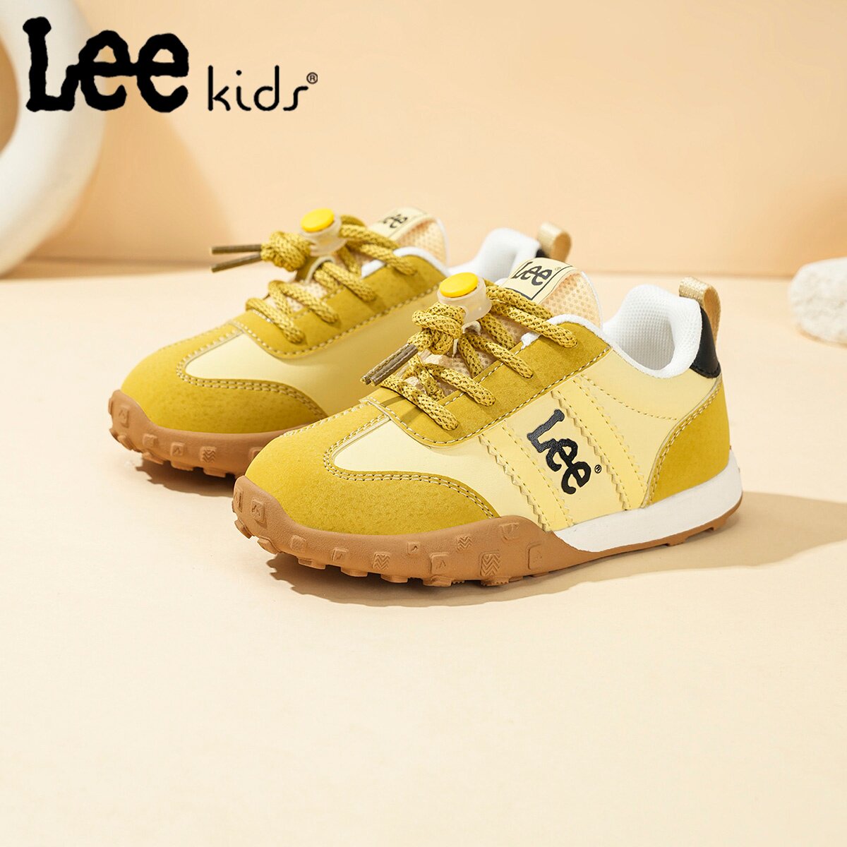 Lee Kids童鞋男童运动鞋子2026春季新款小学生轻便防滑儿童跑步鞋