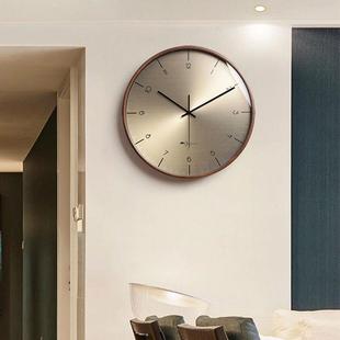 OQ5M现代简表约钟家用静音时尚 饰钟客厅英F7638316挂石挂墙艺术 装