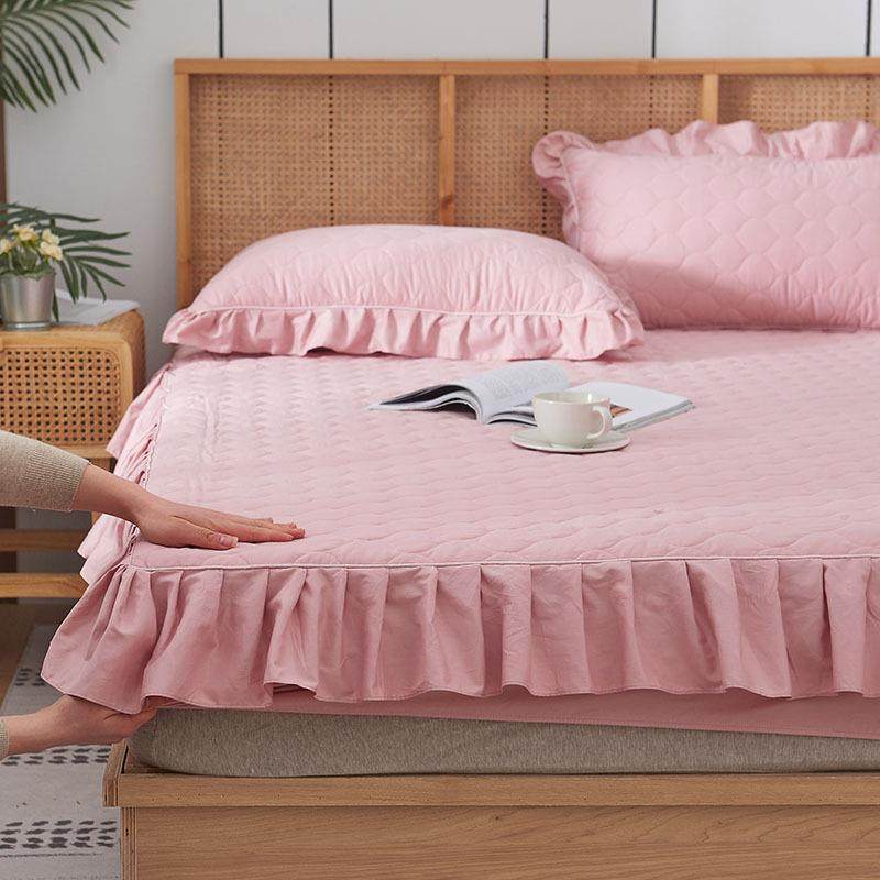 纯棉床ANJJ-202笠单夹加厚席梦保护套1.件8M思全棉床罩乳胶垫套棉