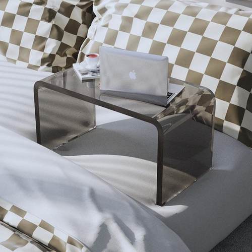 网红克力透明飘窗茶见详情几简约榻米矮桌卧室榻窗台床上小桌子亚