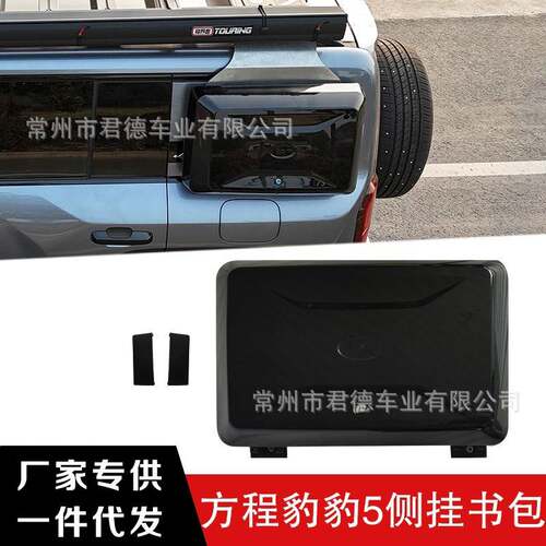 用于哈弗猛龙ICAR03方程豹豹5侧爬梯机甲窗车顶平台小书包硬派