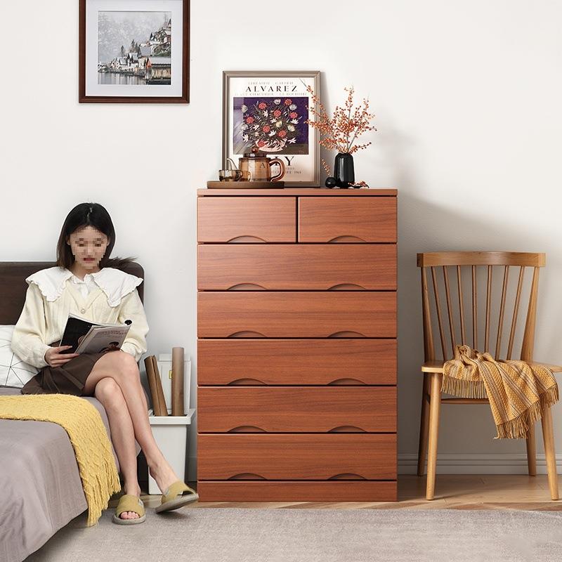 T*M实木五斗物柜客厅靠墙简现代收纳置卧室五约储斗橱抽屉式011物
