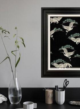 翩翩白鹤新B289中式客公厅玄关装饰画室美式复古茶室书房办白鹤壁