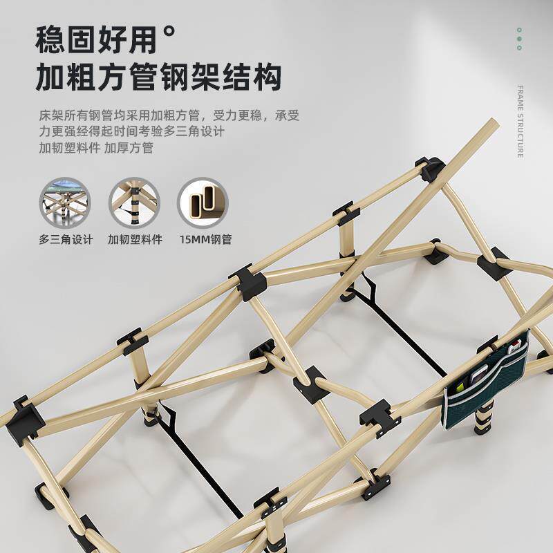 幑2H2美憩办公午休单4SRJvFRY人折叠床轻便室携式可收缩躺椅家H用