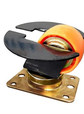 平底机场强度耐击尼高冲轮2820E-02机场运输搬龙运平板车滑轮高承