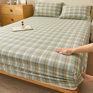 夏季 纯棉床笠单件床罩尘防套全包席思梦床2垫保护罩CHF205年新款