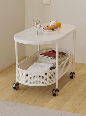 创意沙发边几侧柜边家用客厅约49650现可移动茶几代推简车小桌子