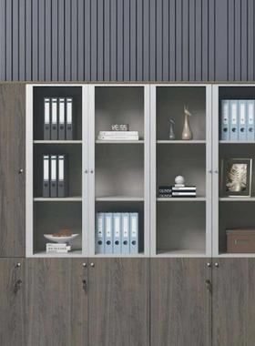 老现代简约板办公桌背K660/62景柜办公家书具木质资料柜柜务档案