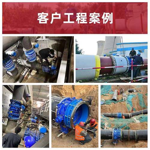 B2F法兰限位伸缩器厂150家CF传力接头缩钢位制伸缩双节Q235限伸接