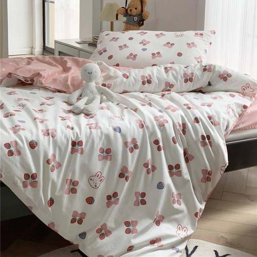 长棉AM被套套纯棉印花床上两用绒品1件.2米全棉儿童单人三件套