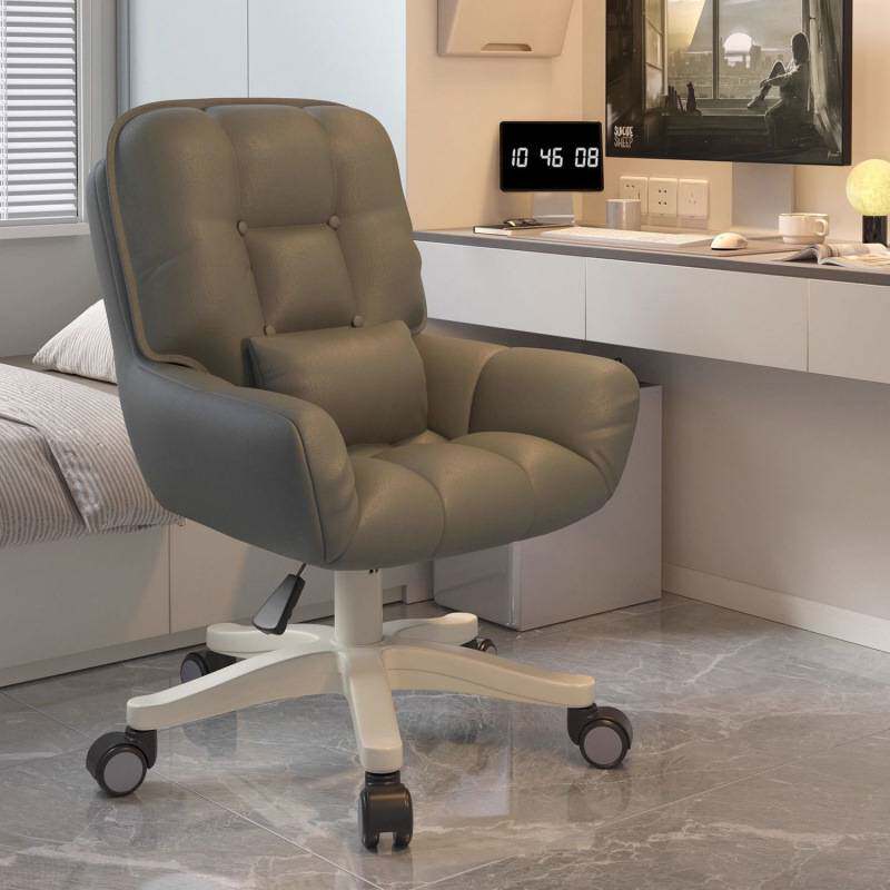 电脑椅子家用舒适久坐女生卧室化妆椅宿舍学习书桌风