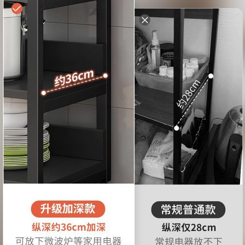 厨房置架落地多纳层微波炉收架家用物功能蔬菜篮CKstb5dM杂物多储
