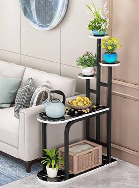 客厅沙发边几铁艺装饰架置物架边床边小家子花架子室内柜桌KVK用