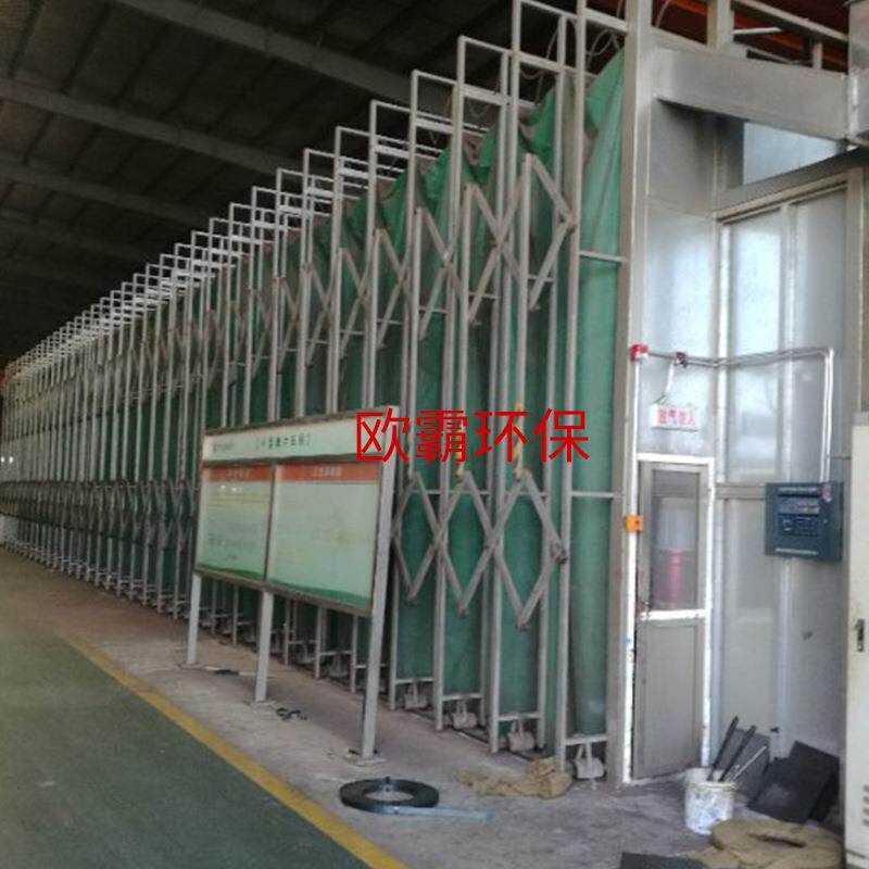 厂汽家销售缩式车喷漆OB房轨移道式工业伸缩房动式喷漆伸房