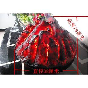 电壁炉仿真炭火假木装饰炭柴焰灯篝火拍摄道具博物馆展厅装饰0366