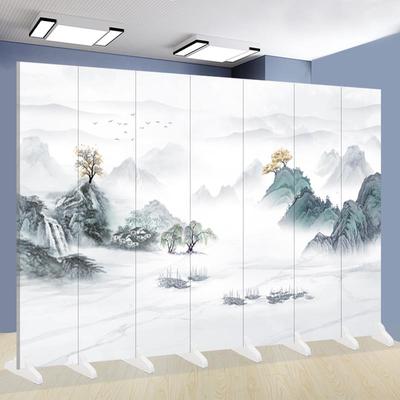 ?屏风隔公室客墙中式厅卧室遮挡办酒店轻断奢简LTX1124约现代折叠