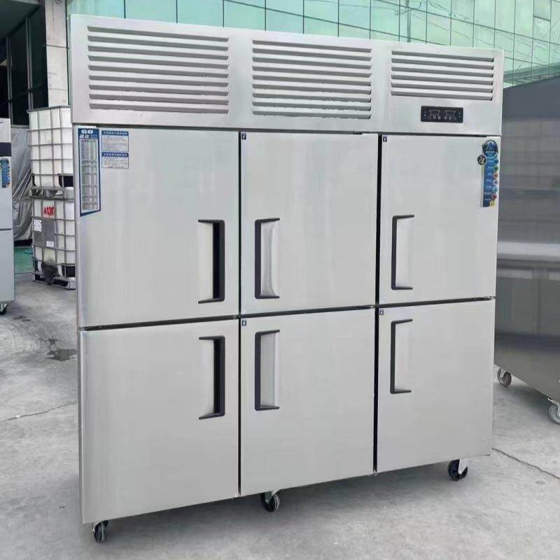 四开门冷柜冻六开门冷藏冷双109温柜玻璃保柜鲜门商用大容量冰箱